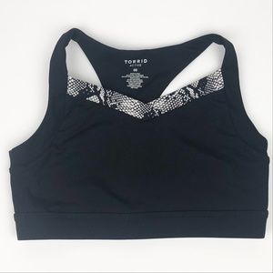 Torrid Active Snakeskin Inset sports bra
